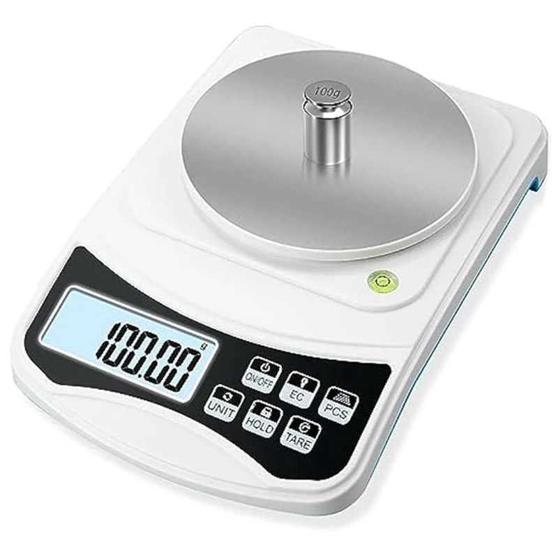 Digital Lab Scale, Gram-Scale 1000G 0.01Gaccuracy, Multi-Function High Precision Electronic Scale With 100G Weight Easy Install