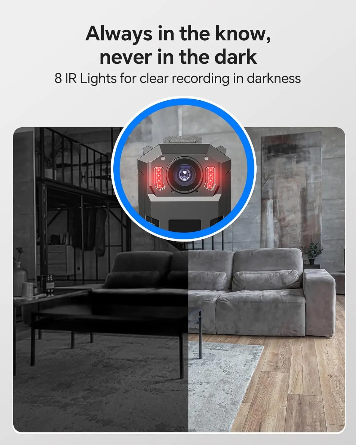 BOBLOV M10 3,2 K cámara corporal 6000mAh batería grande grabación de 20 horas 128GB cámara de seguridad policial con función GPS cámara desgastada por el cuerpo