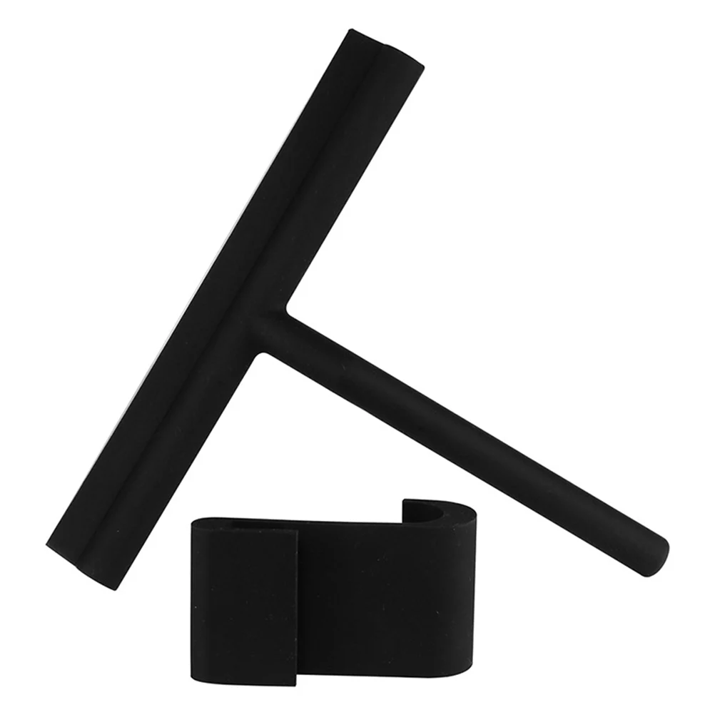 

Silicone Wiper Window Cleaning Squeegee Scraper Black Tool Shower Mirror Glass Car Tiles Free Water Drop Off Efficient