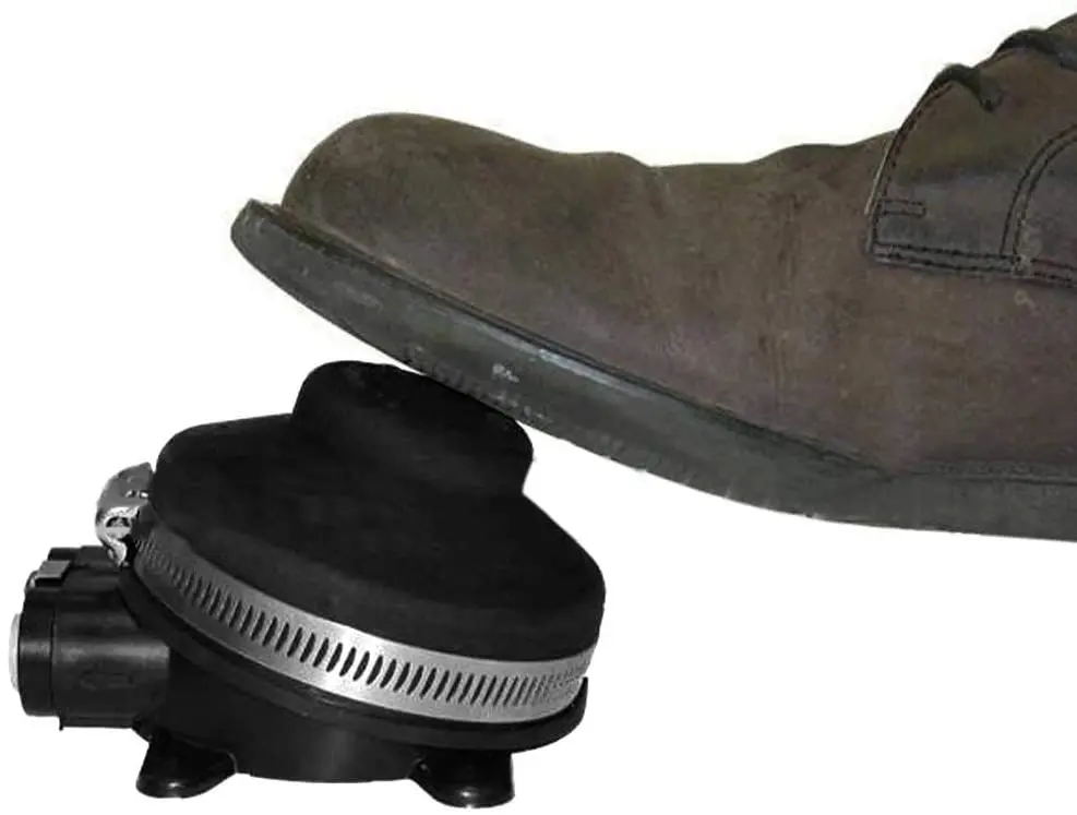 Boat Water Pump, Marine Foot Water Pump, Wash Basin RV Toilet Marine Foot Press Pump Bilge Pump Self Priming Pump