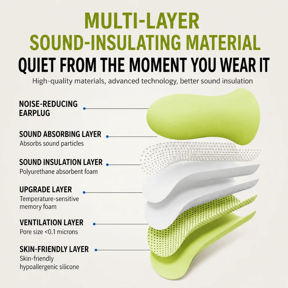 60/120PCS Multicolor Sponge Earplugs Slow Rebound Sponge Sleeping Ear Plugs Soft Sound Insulation Sound Insulation Earplugs