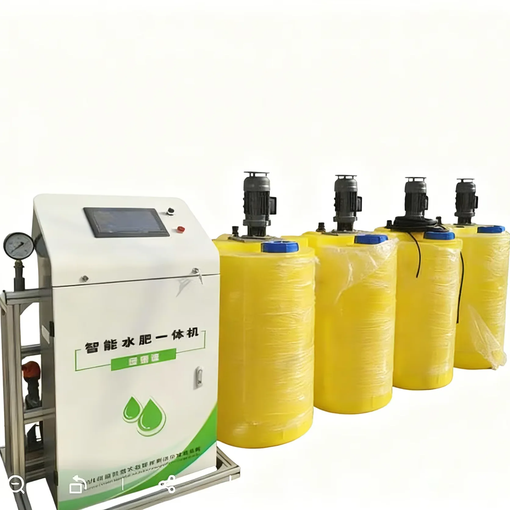 Agricultural Water-saving Irrigation System Of Intelligent Four-channel Wat And Fertilizer Integrate Equipment