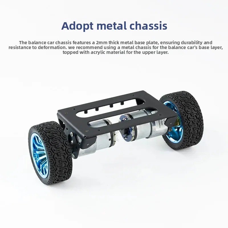 32 two-wheel self-balancing trolley chassis kit two-wheel intelligent machine human base plate 520 encoder motor