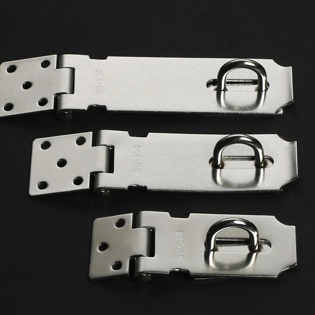 Padlock Hasp Door Window Cupboard Locker Drawer Lock Plate Home Hotel Outdoor Safety Latch Hardware Accessories 5 Inch