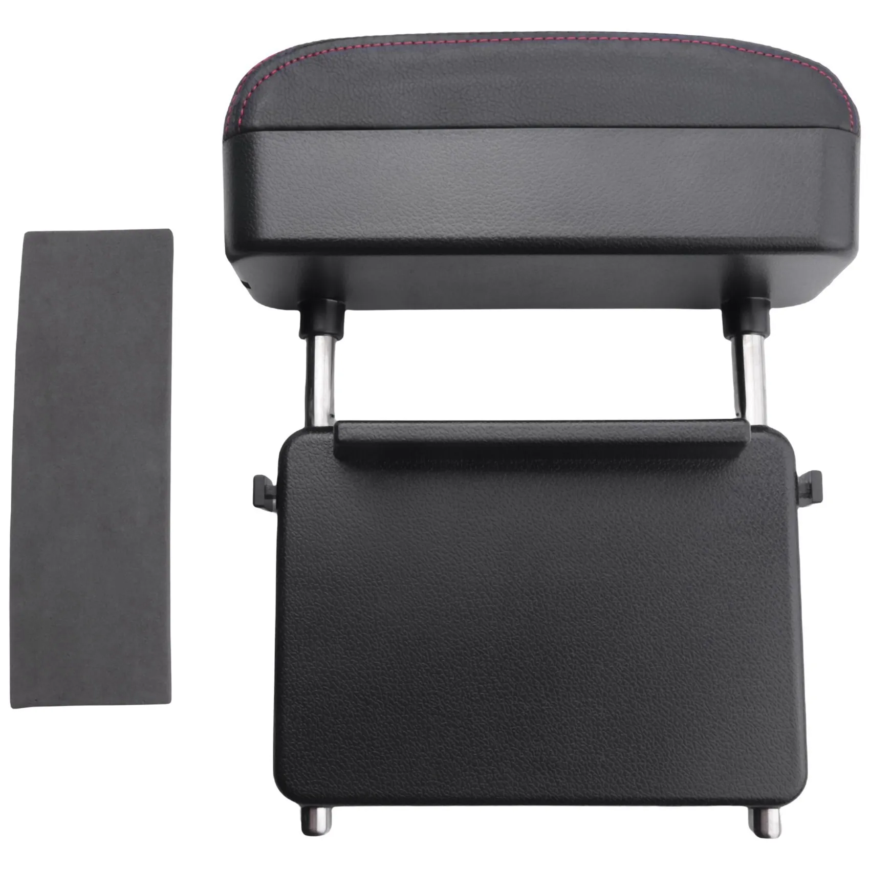 

Car Seat Refit Armrest Box Storage Box Seat Gap Storage Box Center Control Armrest Box Elbow Bracket, Black + Red Line