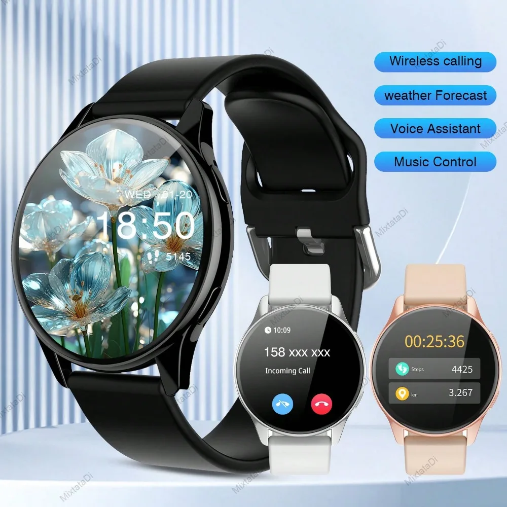 

Умные часы для женщин и мужчин, многофункциональные спортивные умные часы с уведомлениями о вызове и сообщениях, совместимые с Android и IOS