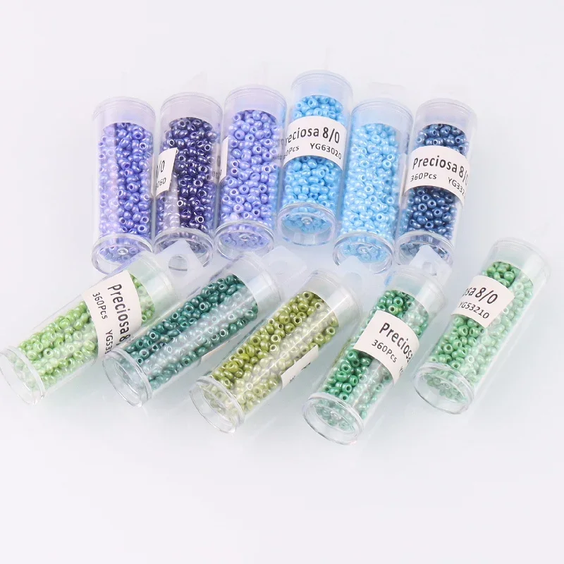 2/3/4Mm Tsjechische Preciosa Oling Natuurlijke Kleuren Glas Seedbeads Hoge Flash Ronde Spacer Kralen Charme Voor Diy Sieraden Armband Maken