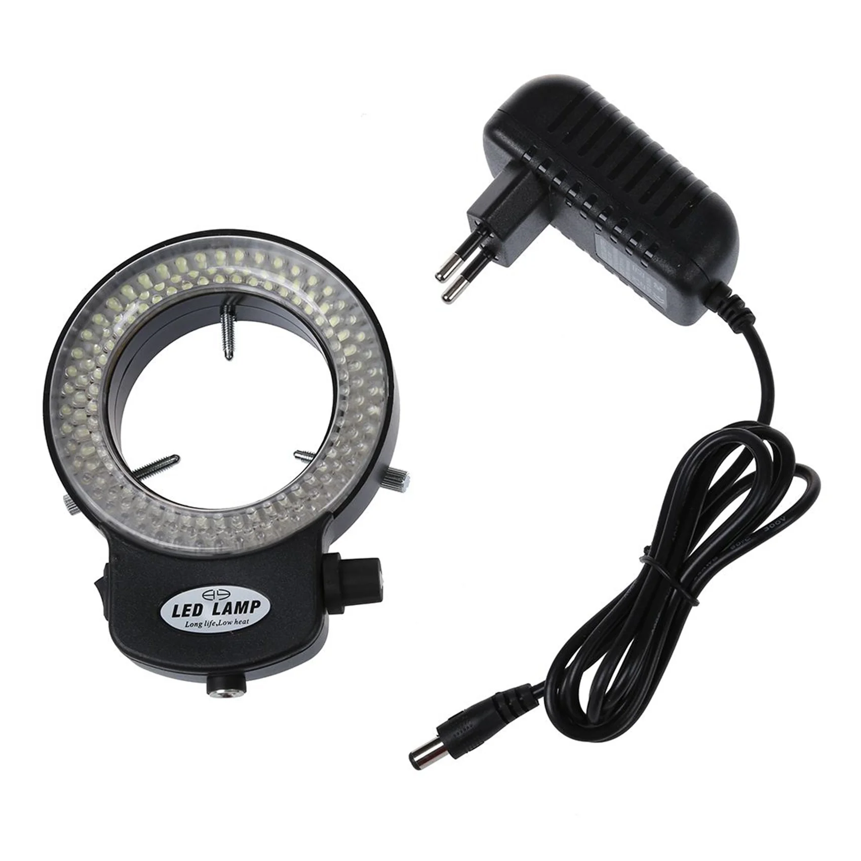 AB33-3X 144 LED Miniscope Ring Light Ring Light 0 - 100% Adjustable Lamp For Miniscope Ring Light