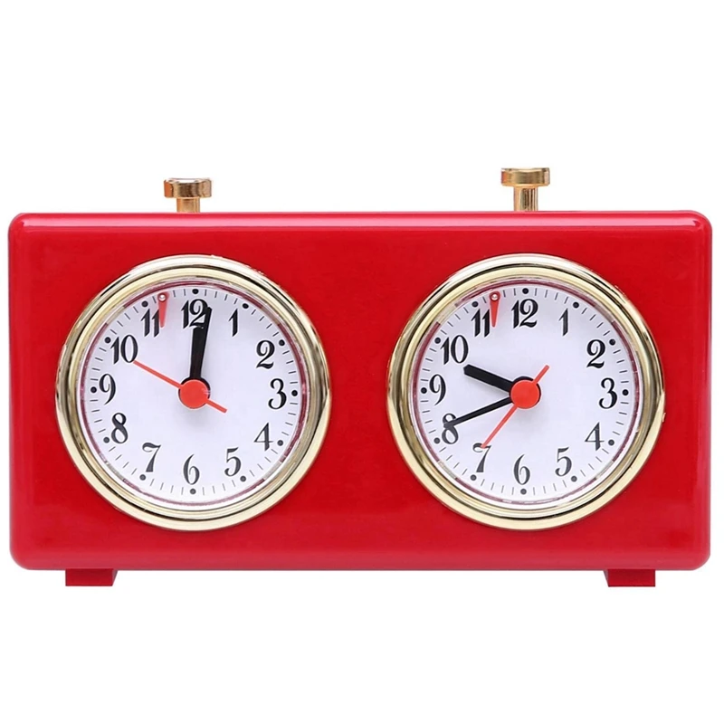 

Mechanical Chess Timer Retro Large Dial Design Official Clocks Timer No Battery Needed for Chess Game Timer Clock