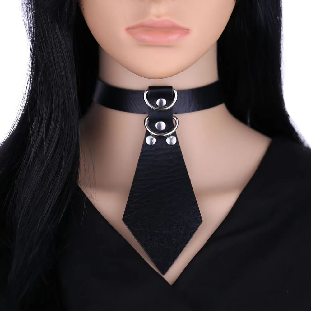 Punk Daily Tie Versatile Fashion Necklace Collar, Women's And Men's Daily Holiday Party Costumes, Christmas Performance Wear