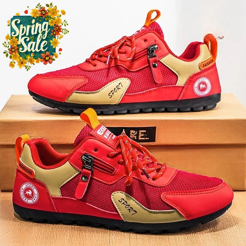 

Новые мужские кроссовки большого размера из канваса, модные походные ботинки для горного туризма, лоферы с сетчатыми вставками, повседневная спортивная обувь в стиле панк, мужская обувь.