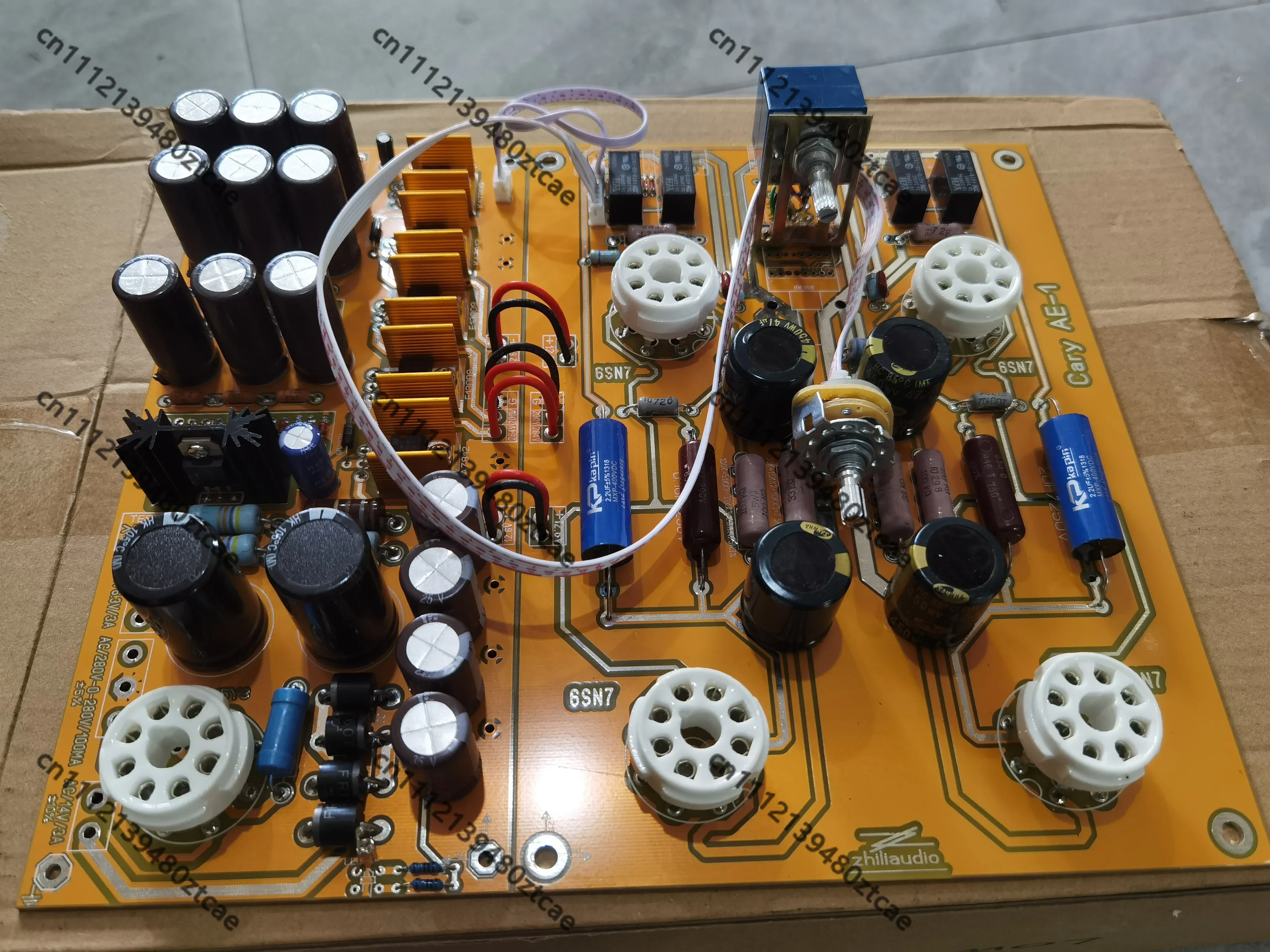 A99 Cary Clone Tube Preamp DIY Kit Finished PCB No Tube Stereo Audio Amplifier Assembly Parts