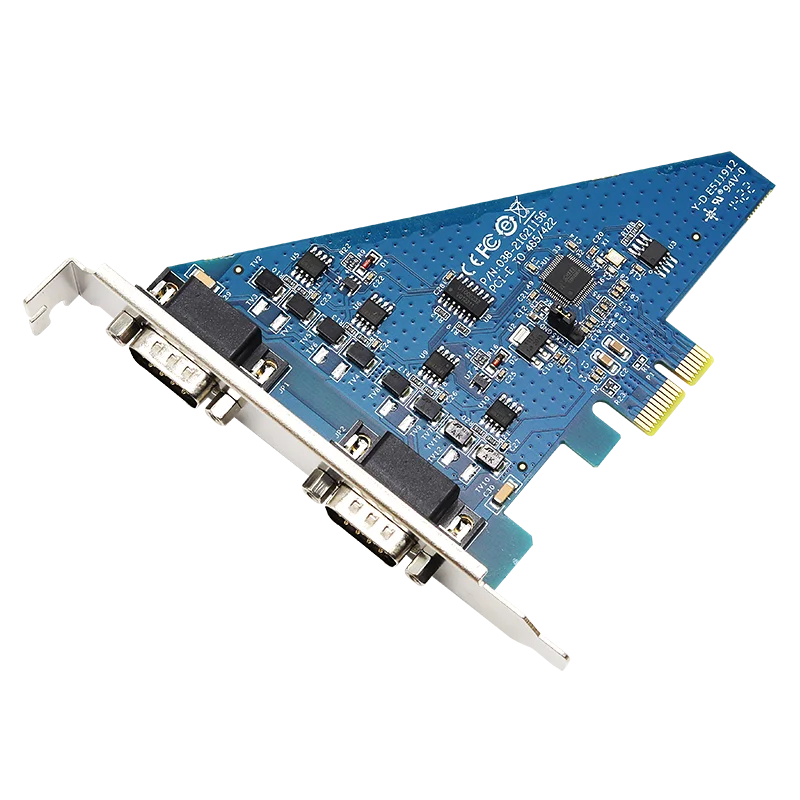 New UOTEK PCI-E to RS-485 RS-422 High Speed Serial Card 2 Ports R485 RS422 to PCIE Converter DB9 COM Adapter UT-7922A
