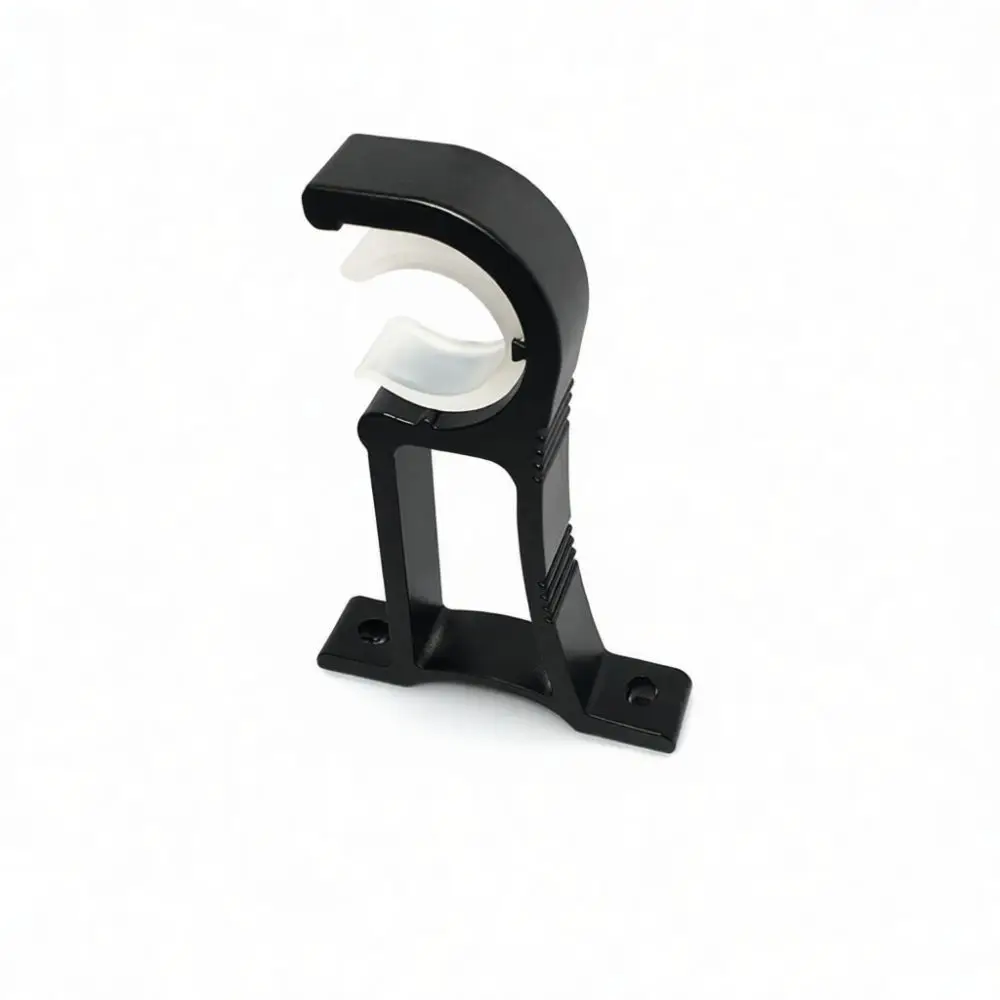 Heavy Duty Aluminum Curtain Pole Bracket Adjustable Wall Ceiling Holder For Single Or Double Drapery Rod Installation