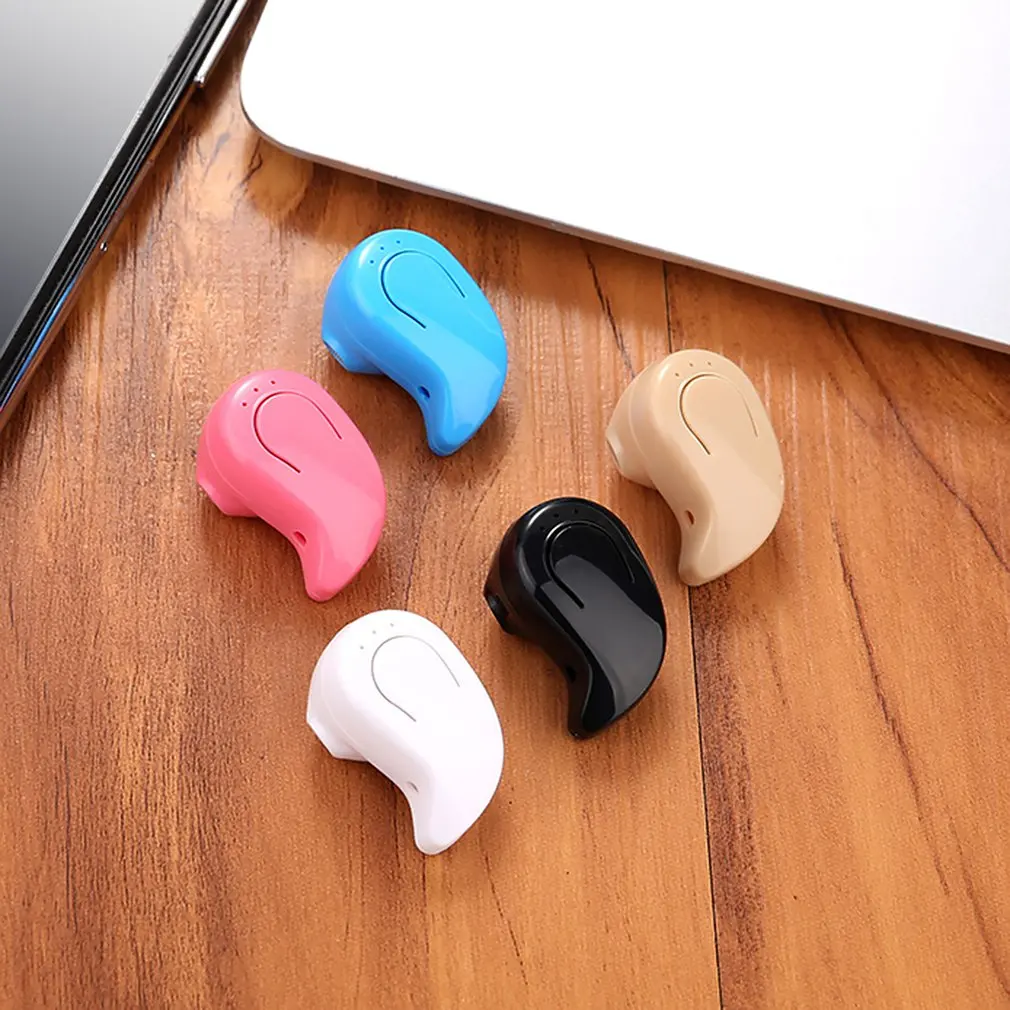 S530 Mini Wireless Bluetooth Earphones For Phone Noise Cancelling Stereo Invisible Mic Stealth In-Ear Headset with Retail Box