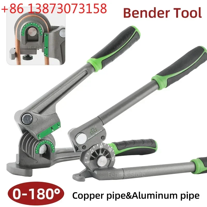 6/8/10mm 3 in 1 Copper Tube Bender Manual Lever Type Bender Pliers Refrigeration Repair Tool  for Copper, Brass, Aluminum Pipes