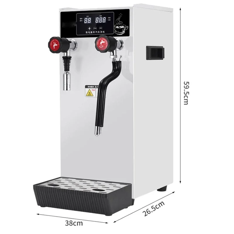 2500 ワットミルク泡立て器自動スチームマシン電気スチームミルク泡立て機エスプレッソコーヒーミシン商業