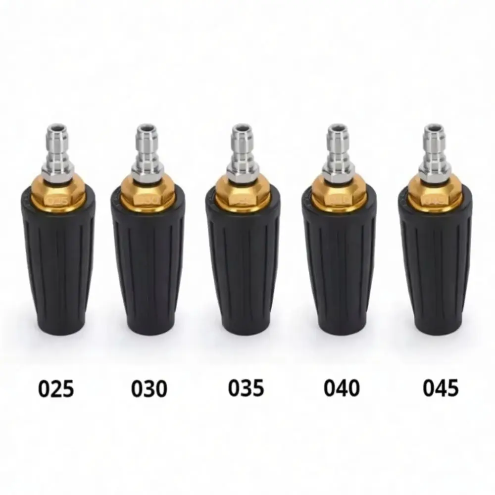 Powerful Rotary Turbo Spray Nozzle Ceramic Core Aluminum Case High Pressure Cleaning Machine Parts Garden Car Patio Wash