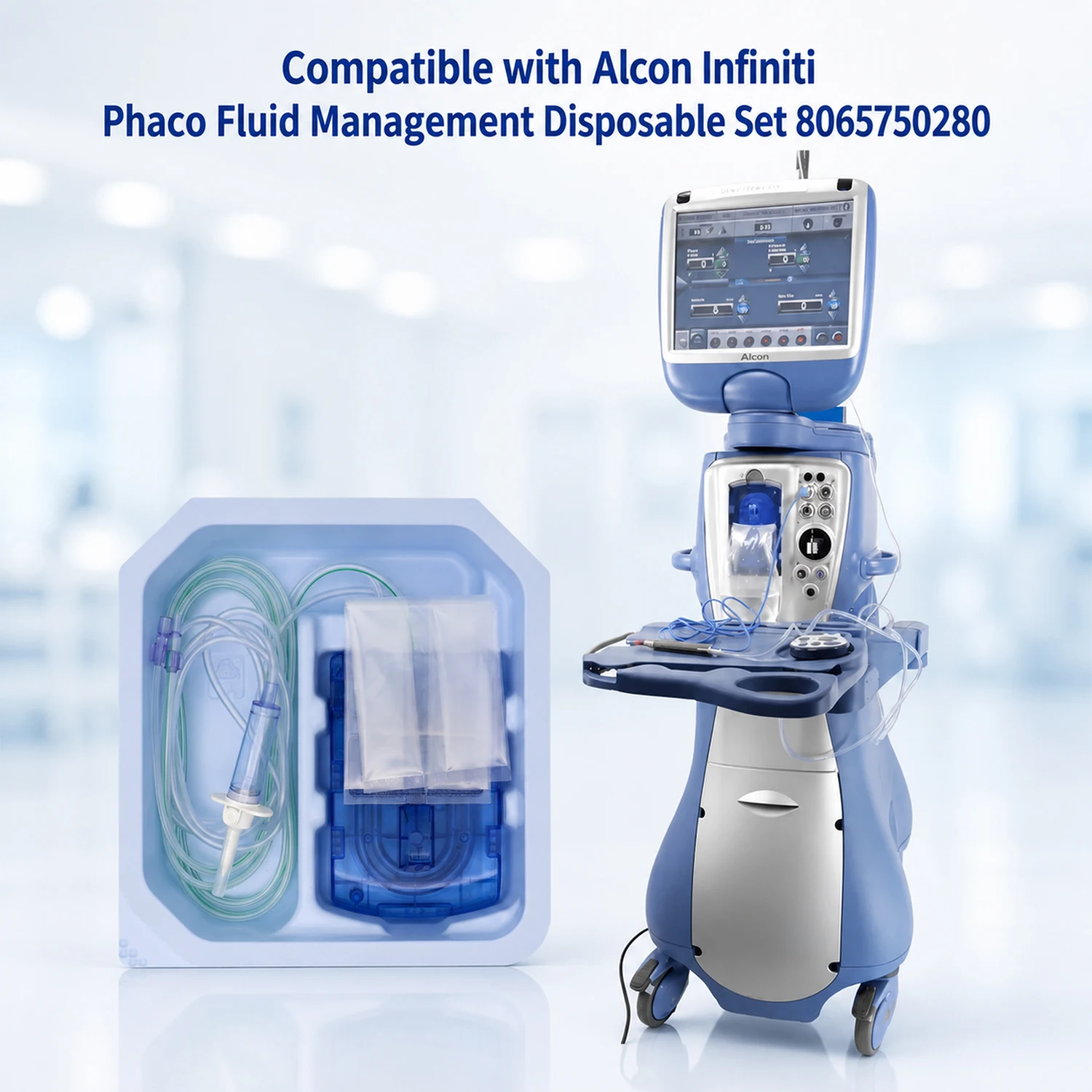 Irrigation Aspiration Tubing Set 8065750280 Alcon Infiniti | Cataract Surgery Phacoemulsification Consumables