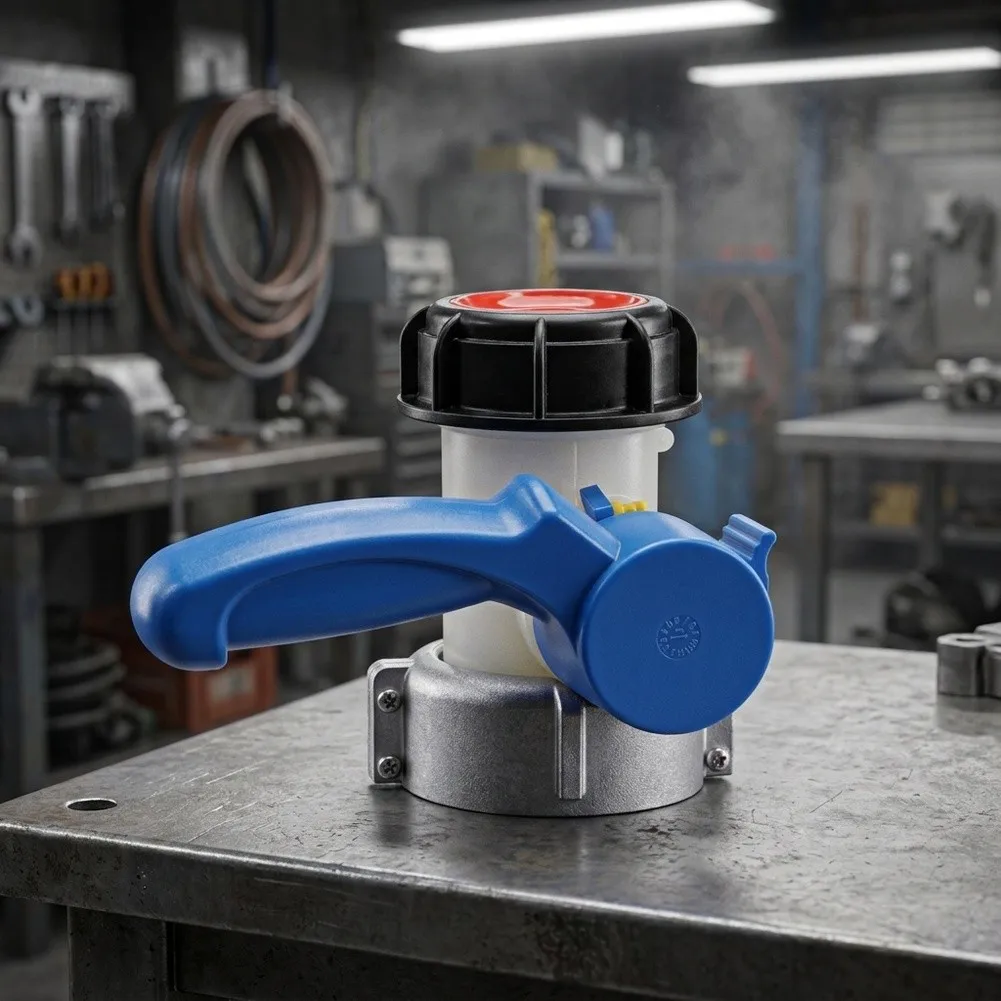 62mm Butterfly Faucet for IBC Tote Adapter Systems For DN40 Compatible Flow Control Valve for Solution Storage and Transfer