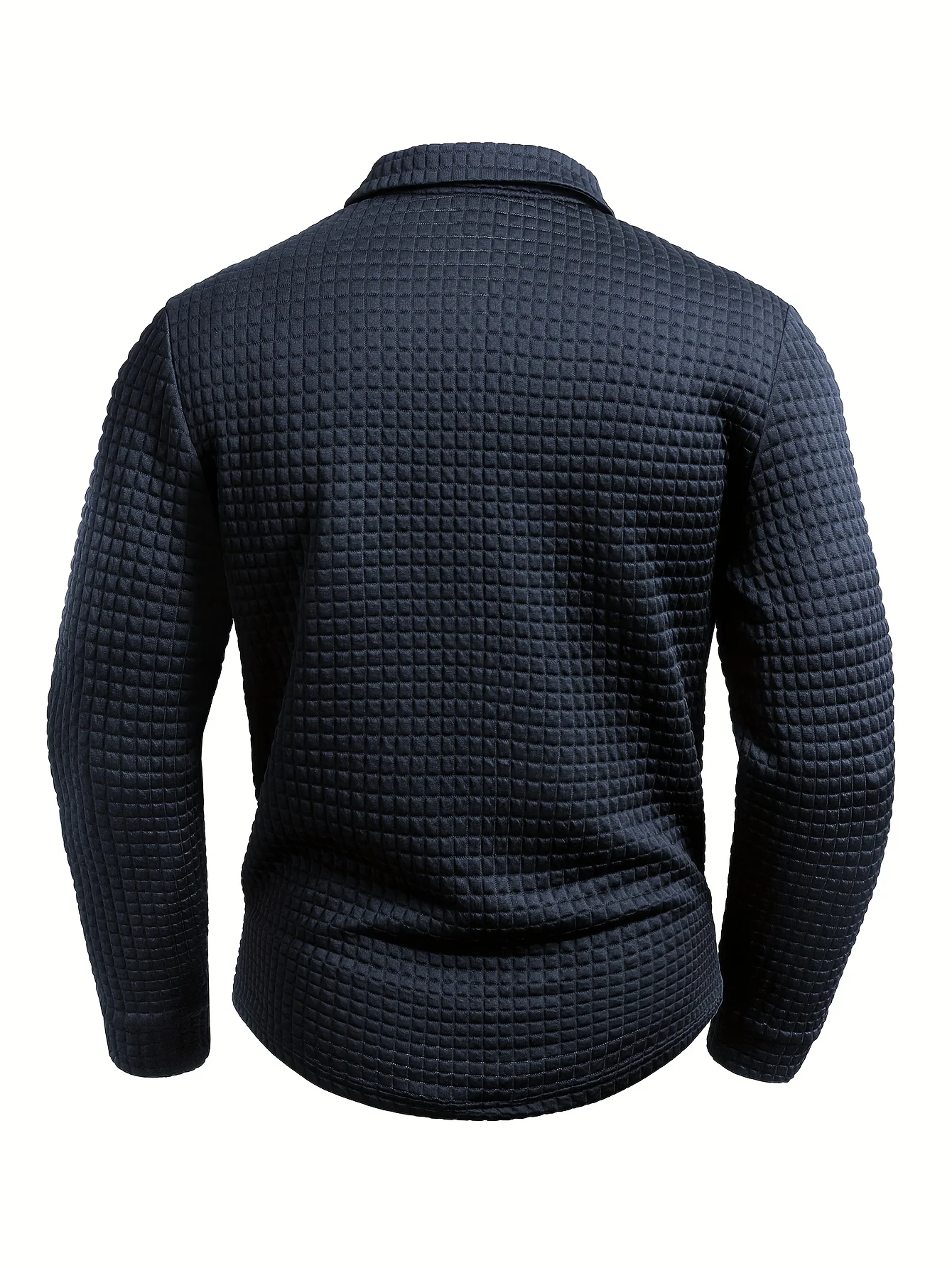 Men's Tops, Business and Office Shirts, Suitable for Daily Work Settings, Digital Print Fabric with Irregular Plaid Pattern, Non-Patterned Checkered Design, Thick Style, Long-Sleeved Collared Shirt, Textured Fabric wit