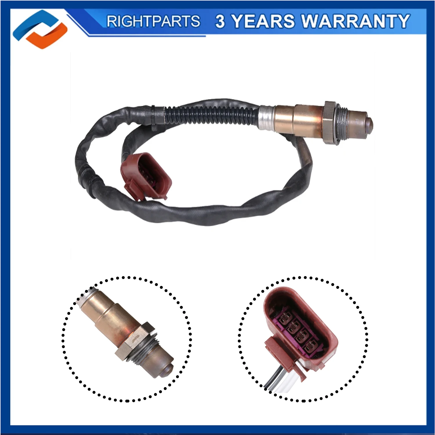 06D906265 New Downstream Oxygen Sensor For Audi A3 A4 A6 A8 Q7 Volkswagen Golf Passat Lambda Sensor For VW 1K0998262E