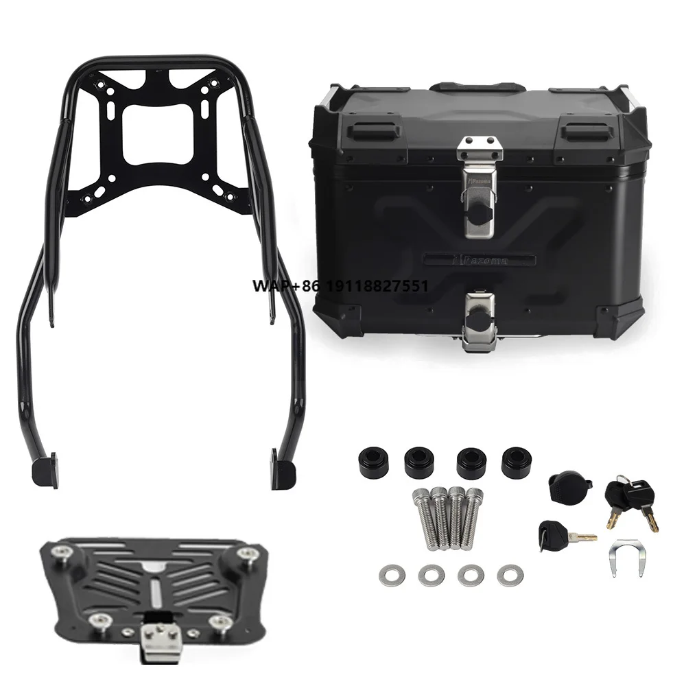 Aluminum Top Case With Luggage Rack for Softail Street Bob 114 FXBBS 2021-2023