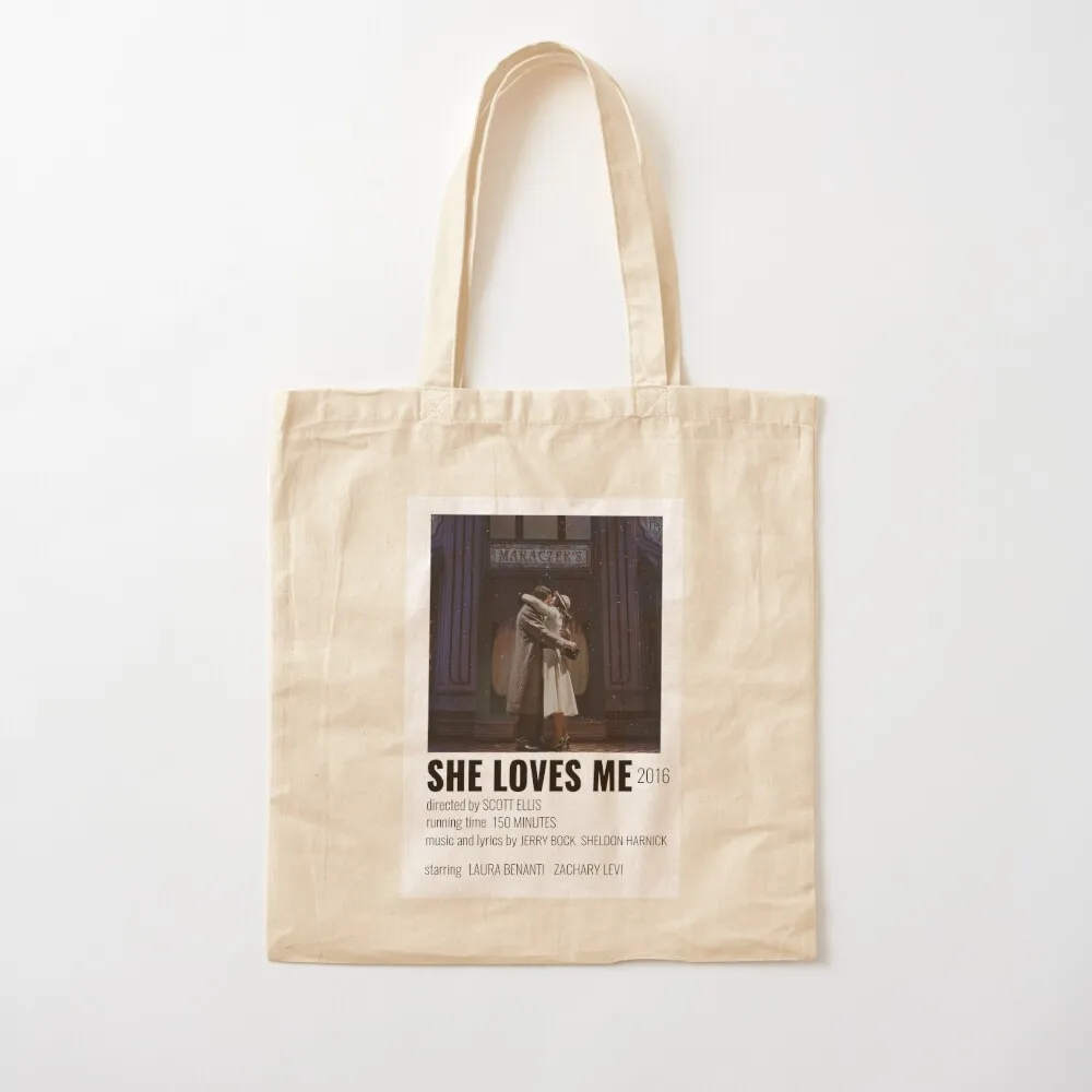 

She Loves Me Musical Poster Tote Bag Gift bags Canvas shoulder bag Canvas Tote Bag