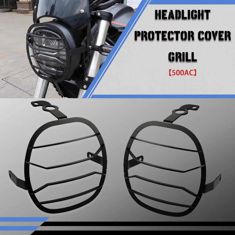 Motorcycle Accessories 525ACX CNC Headlight Protection Head Light Grill Guard Cover Protector For VOGE 525 ACX 525 ACX525 AC525X