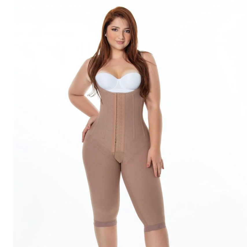 Fajas Colombia High Qualit Hip Lifting Corset Siamese Pants Panty Body Shaper With Wide Sraps Open Breasted Button Up Shapewear