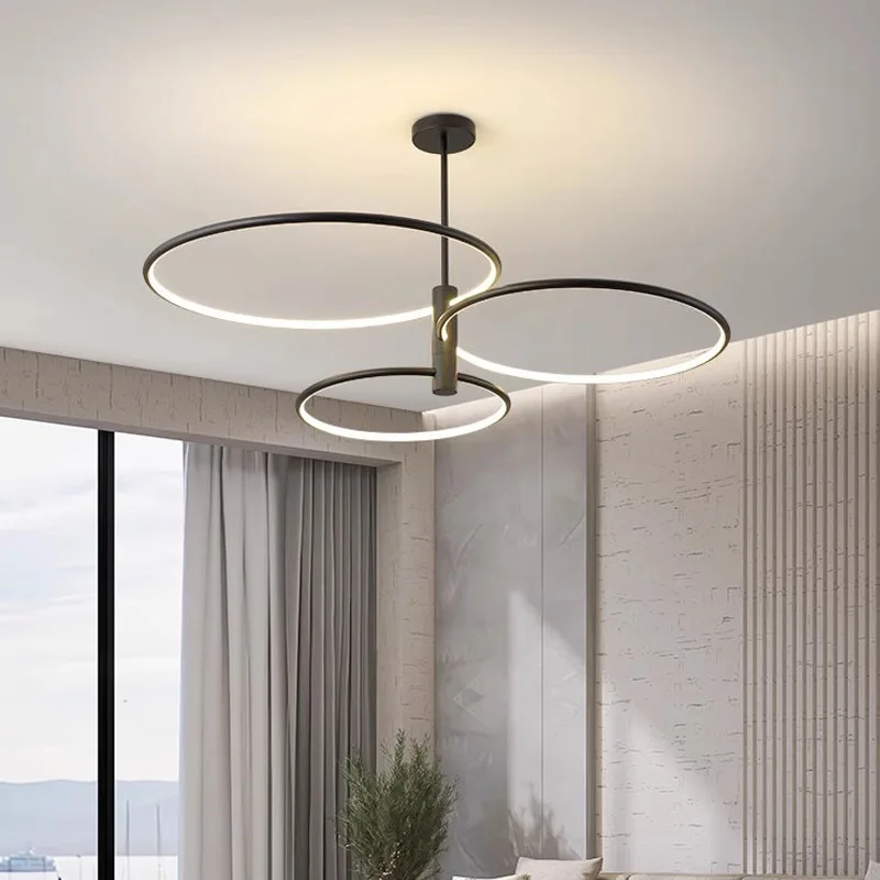 Plafonnier LED au Design Nordique Créatif, Luminaire Décoratif de Plafond, Idéal pour un Salon ou une Chambre à Coucher