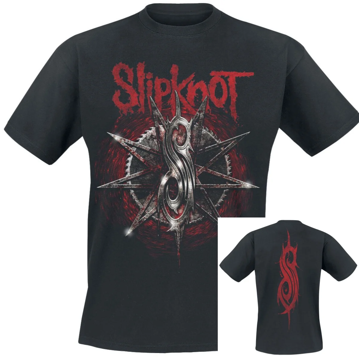 Bloody Blade Slipknot T-Shirt Men Women Vintage Metal Rock Band Graphic Tee 100% Cotton Summer Streetwear Top