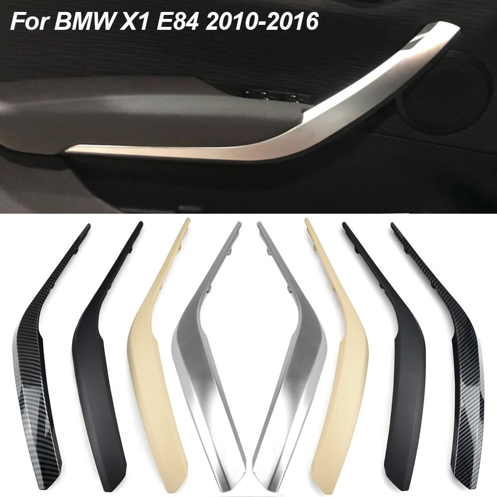 

Upgraded Car Left Right Interior Door Armrest Pull Handle Outer Cover Trim For BMW X1 E84 2010-2016