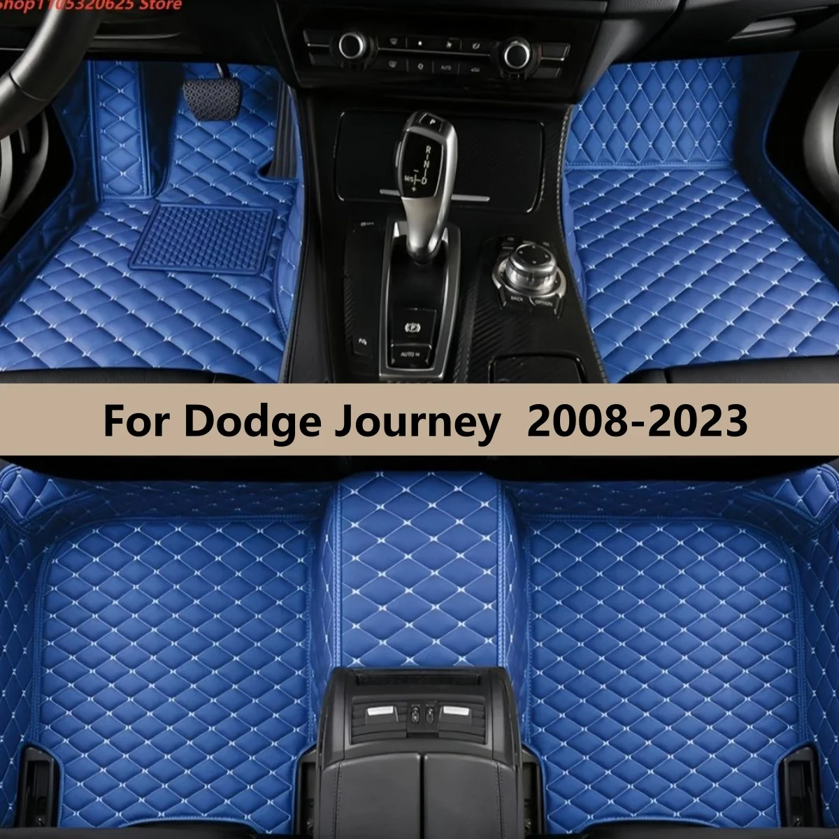

Custom Car Floor Mats For Dodge Journey 2008-2023 Auto Front & Rear Row Full Set Carpet Pads Foot Matts Rugs