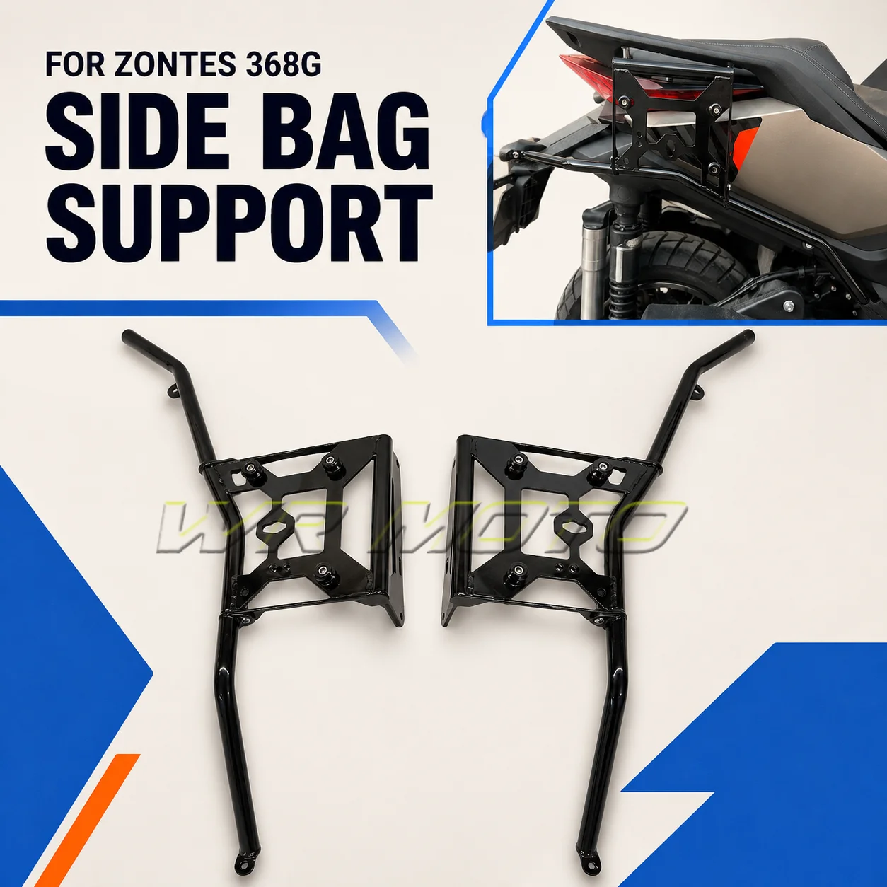 Motorcycle Luggage Mount System Left‑Right Pannier Side Box Bracket Fit For ZONTES 368G Cargo Mod Parts