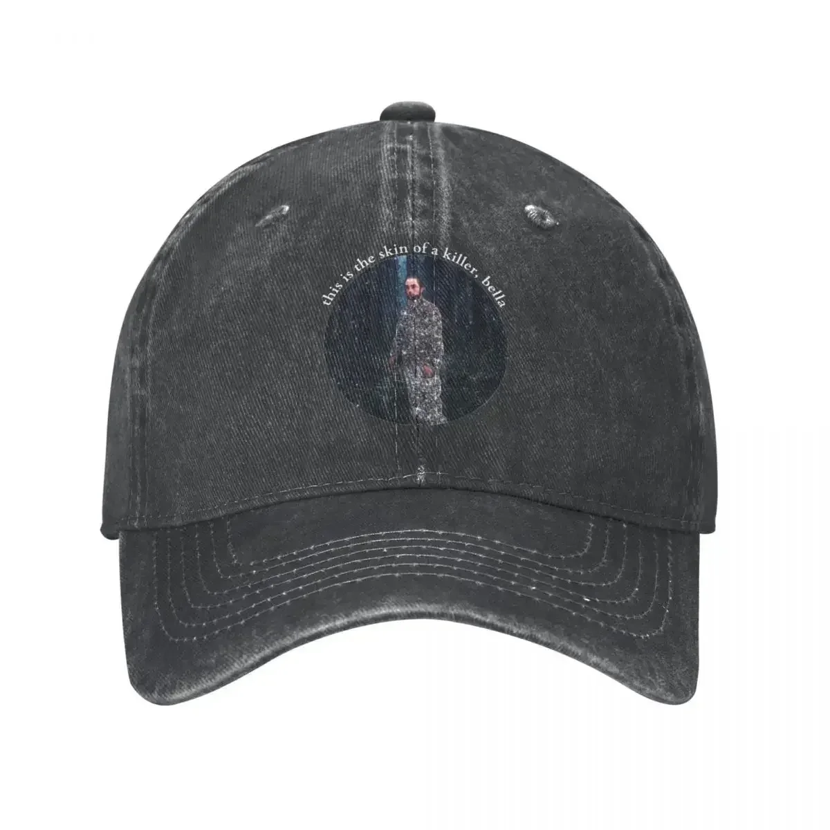 New This Is The Skin Of A Killer Bella Robert Pattinson Baseball Caps Style Distressed Denim Snapback Cap Adjustable Fit Hats Ca