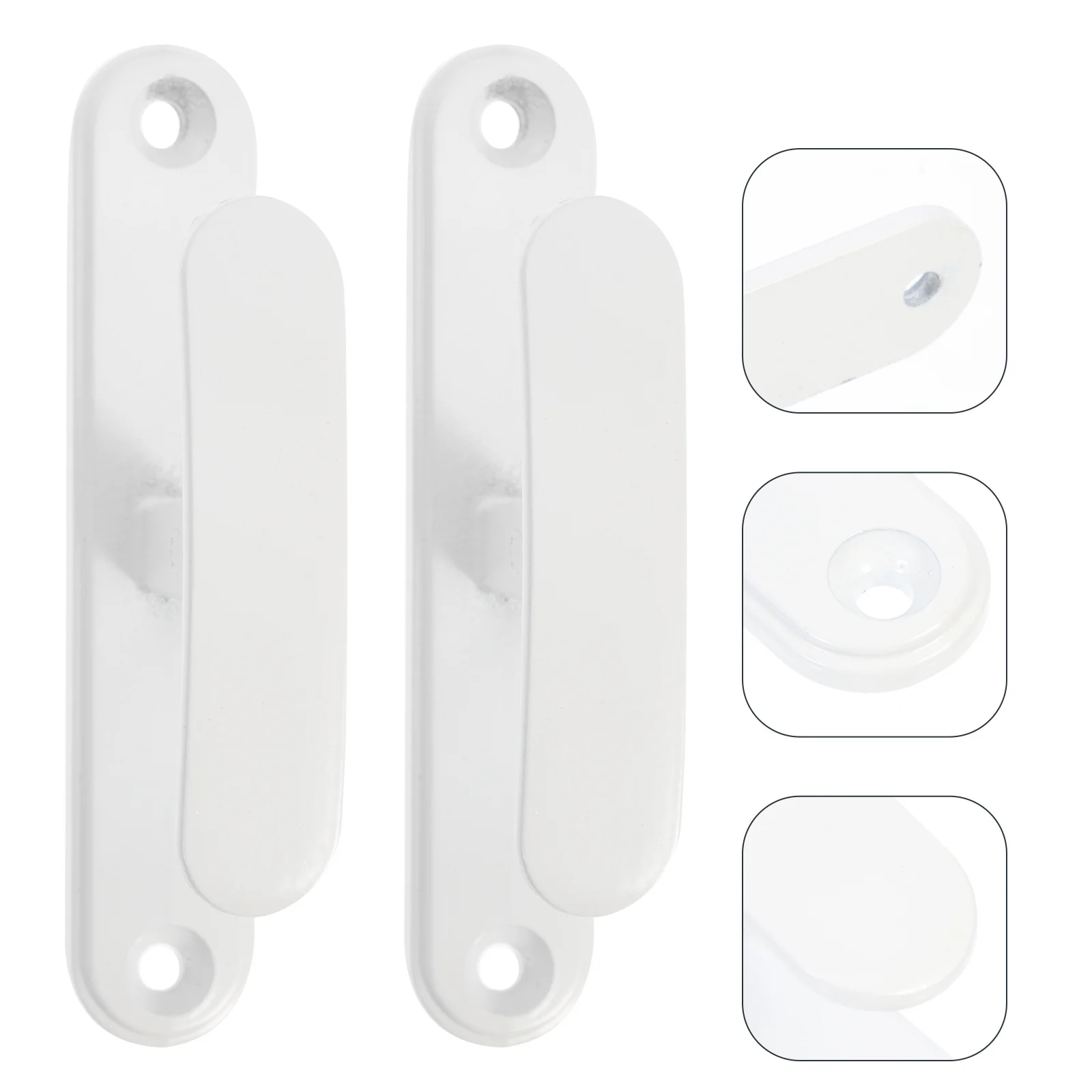 

2Pcs No Drill Curtain Hooks Premium Aluminum Alloy Decorative Wall Mounted Hanger for Shower Bathroom Kitchen Multifunctional