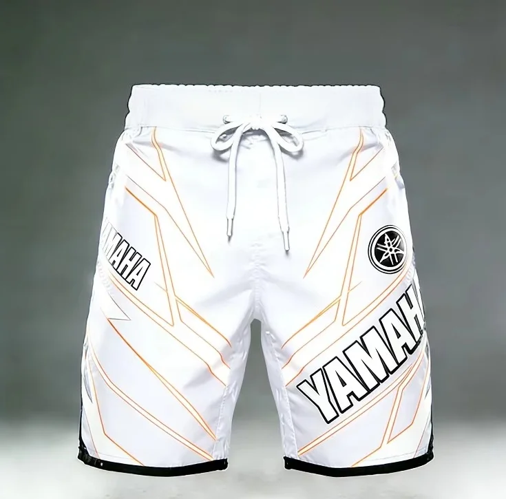 2026 Summer New Yamaha Classic Collection Fashion Sports Outdoor Fitness Shorts  Men Women Large Casual Motorcycle Riding Shorts
