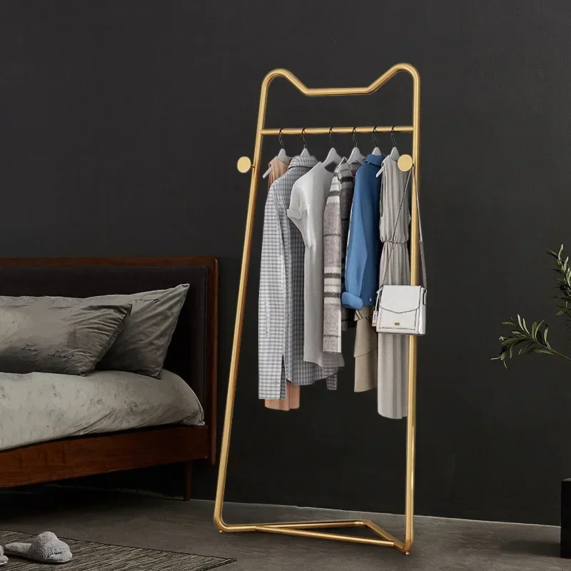 Light Luxury Corner Clothes Rack Home Entrance Coat Rack Clothes Rack Wall-mounted Simple Clothes Hanger Floor-standing Bedroom