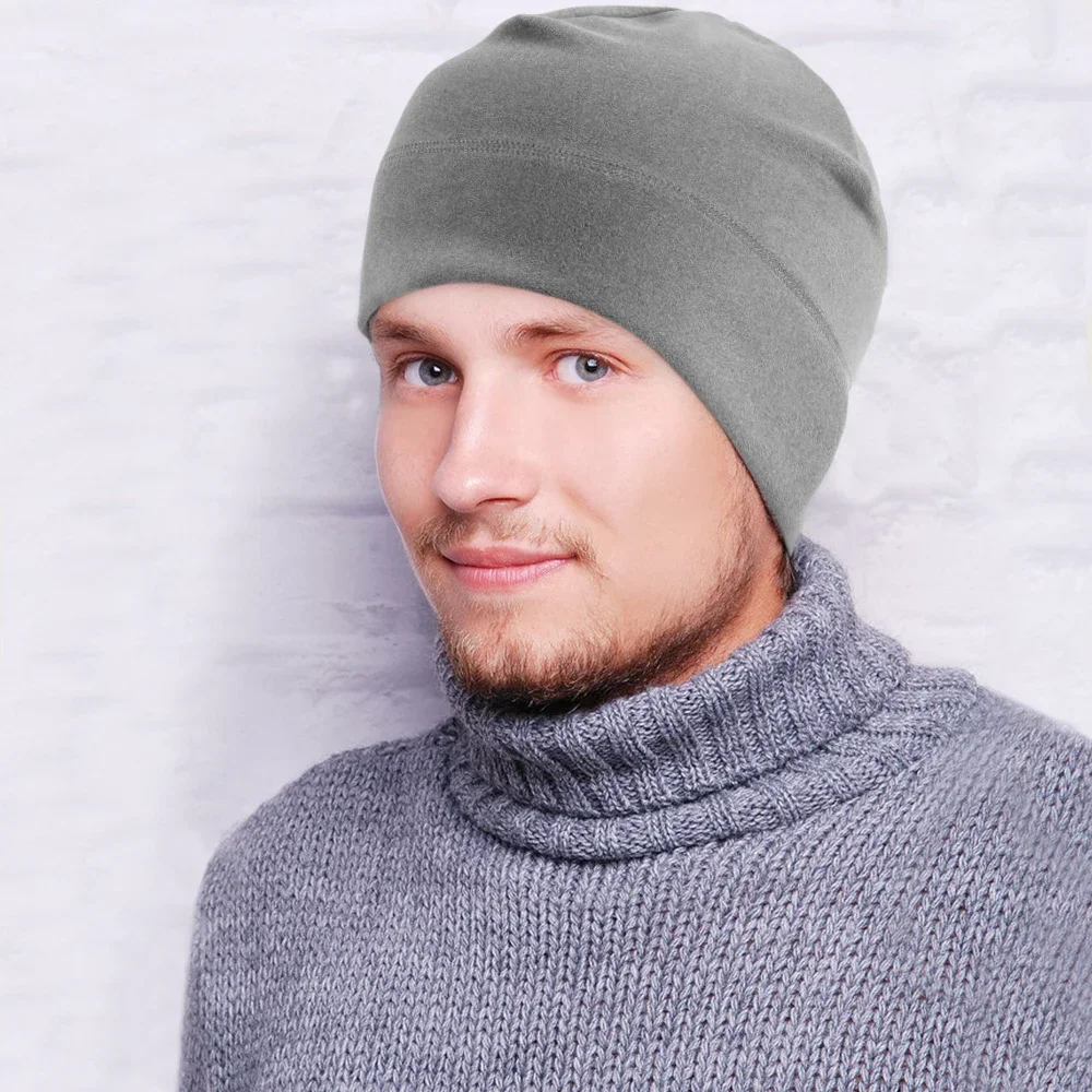 Czapka termiczna Zimowe ciepłe czapki Czapka Skullies Nowa klasyczna moda Wiatroszczelna miękka Bieganie Snowboard Kolarstwo Narciarstwo Mężczyźni