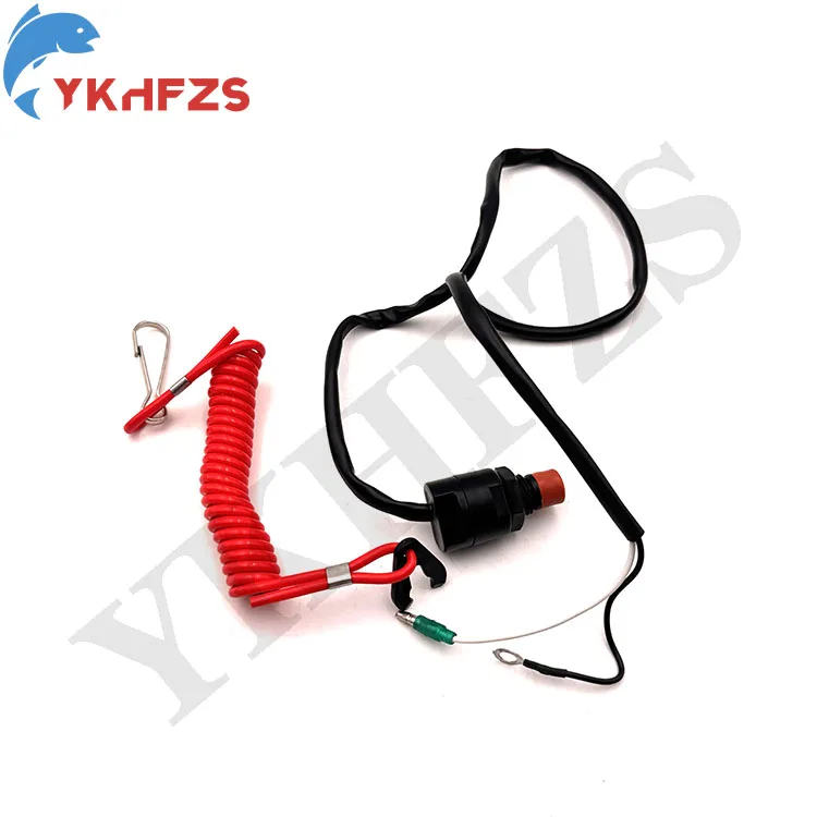 

6E9-82575-02 Emergency Safety Stop Switch With Lanyard For Yamaha Outboard Motor Boat Accessories