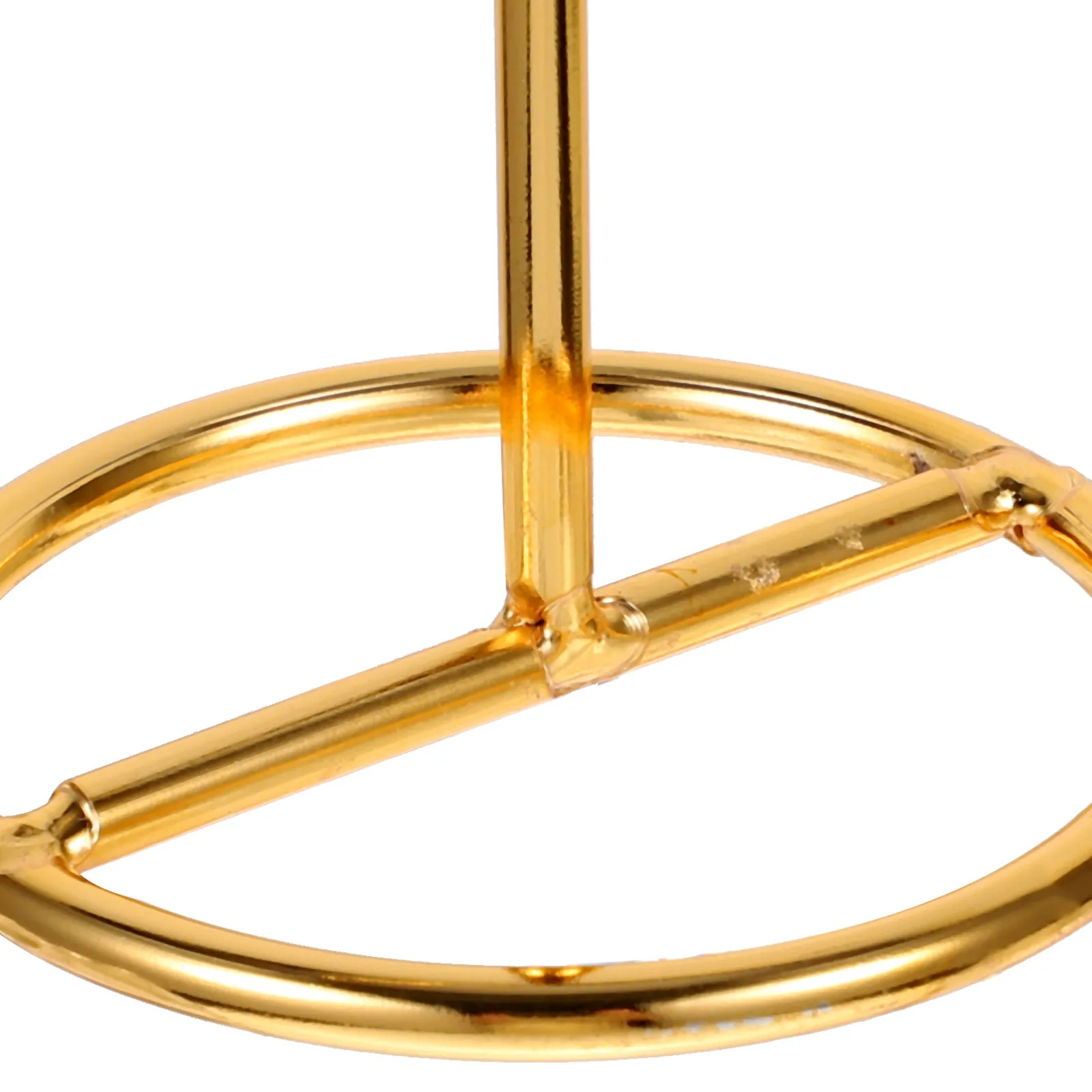 

2Pcs Gold Iron Jewelry Organizer Stand Metal Display Holder Necklace Rack Earring Holder Jewelry Stand Necklace Organizer