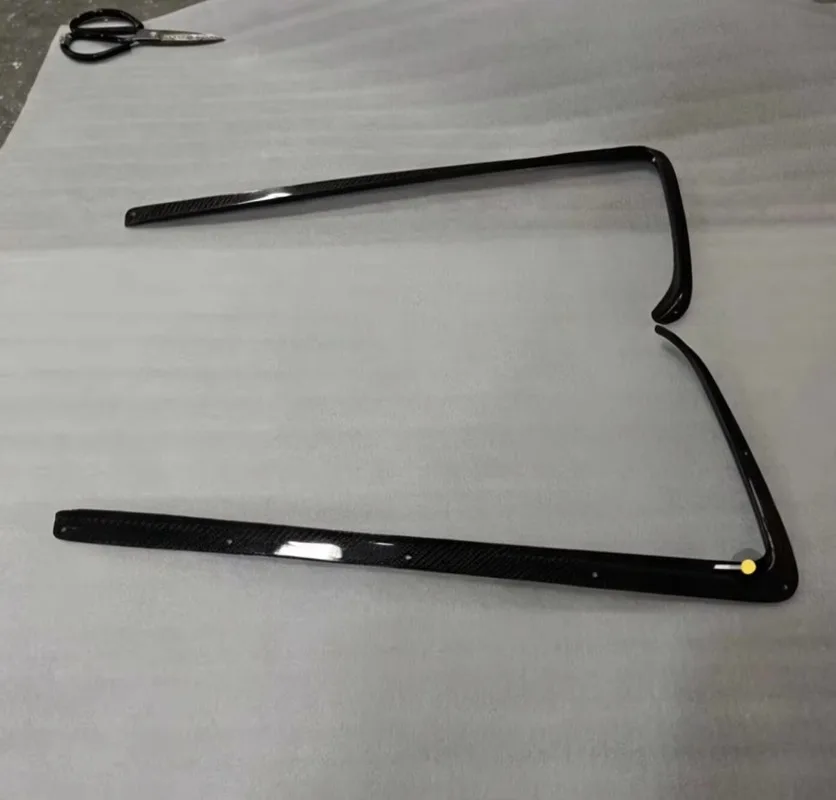 RE-GT Style Carbon Fiber/FRP Hood Wind Deflector Trim for RX7 FD3S