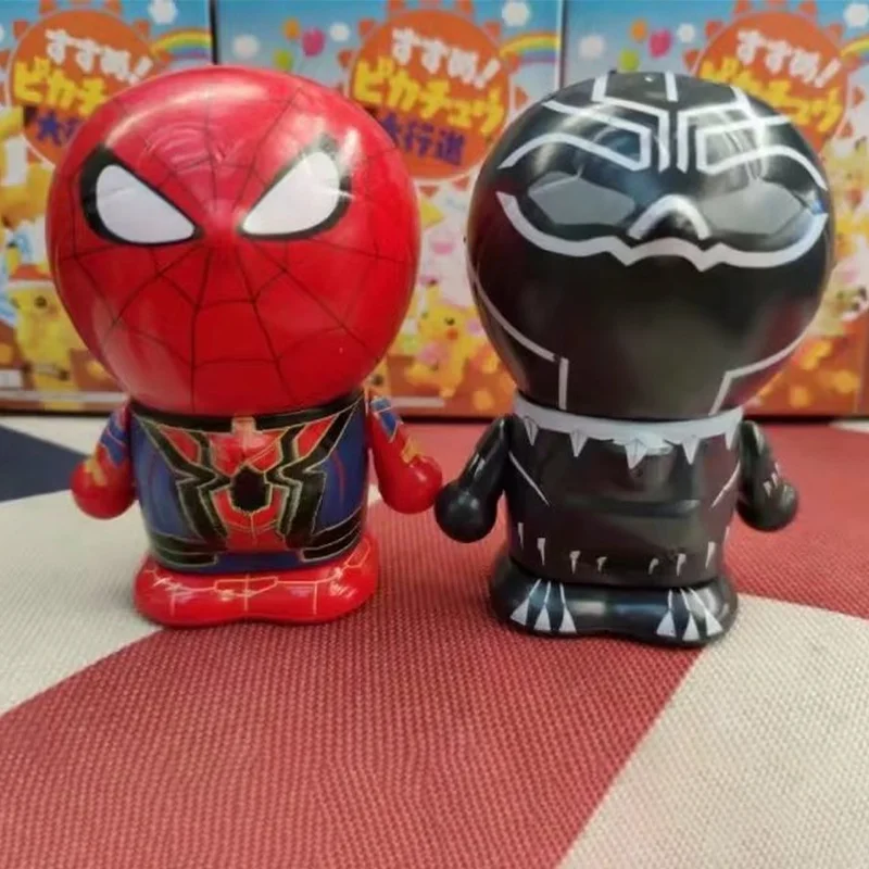 Boneca de anime dos vingadores cospaby homem de ferro homem aranha pantera negra pvc boneca colecionável decoração de mesa presente de aniversário de feriado