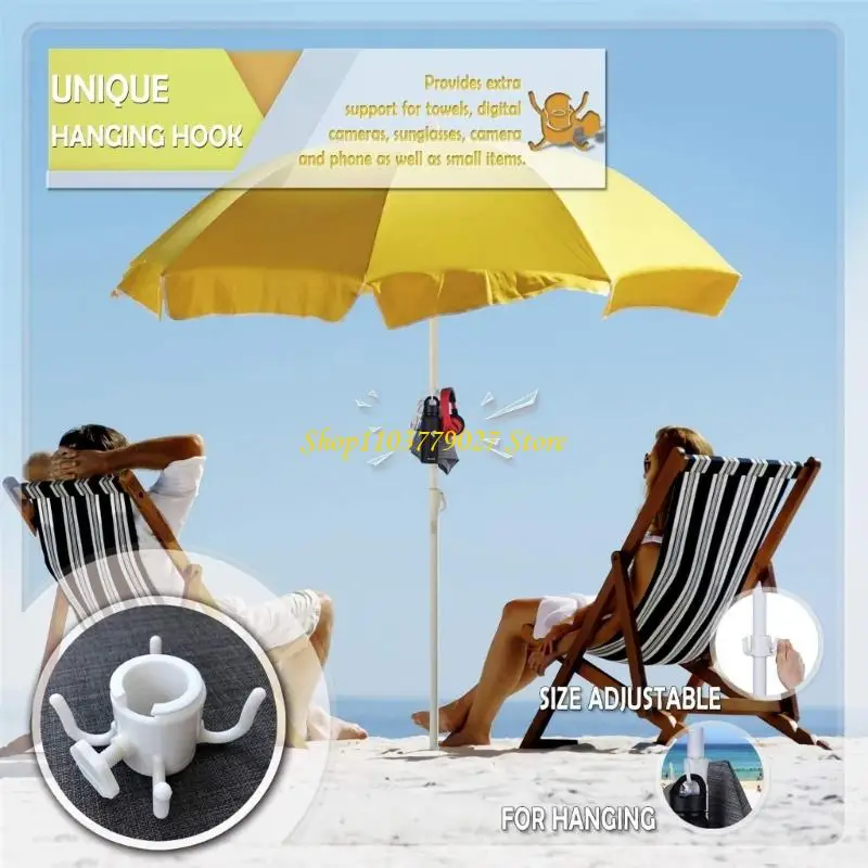 C4DF Wind Resistant Sand Anchors Ground Stakes With Three Helical Design ABS Materials Suitable  For Beach Camping Durability
