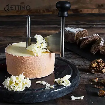 Cheese cheese cutting wooden rotary shaver manual kitchen cooking chocolate chip scraper flower cutter cheese shredder