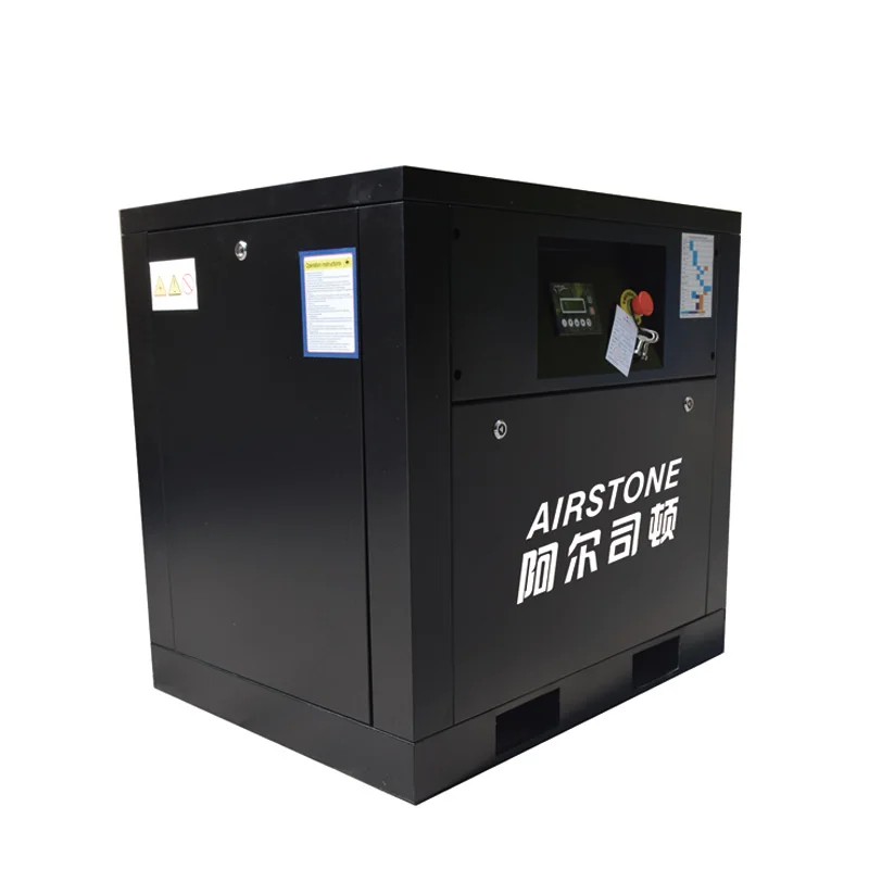 Mini Rotary Type Screw Air Compressor 11 KW 15 Machine Mounted With MAM 860 Controller For Industrial Use