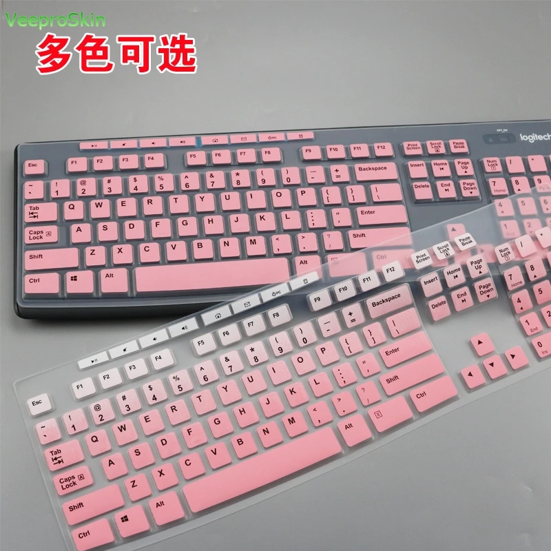 Silicone Dustproof mechanical Desktop PC keyboard Cover Protector For Logitech MK275 MK270 MK260 MK200 K200 K260 K270