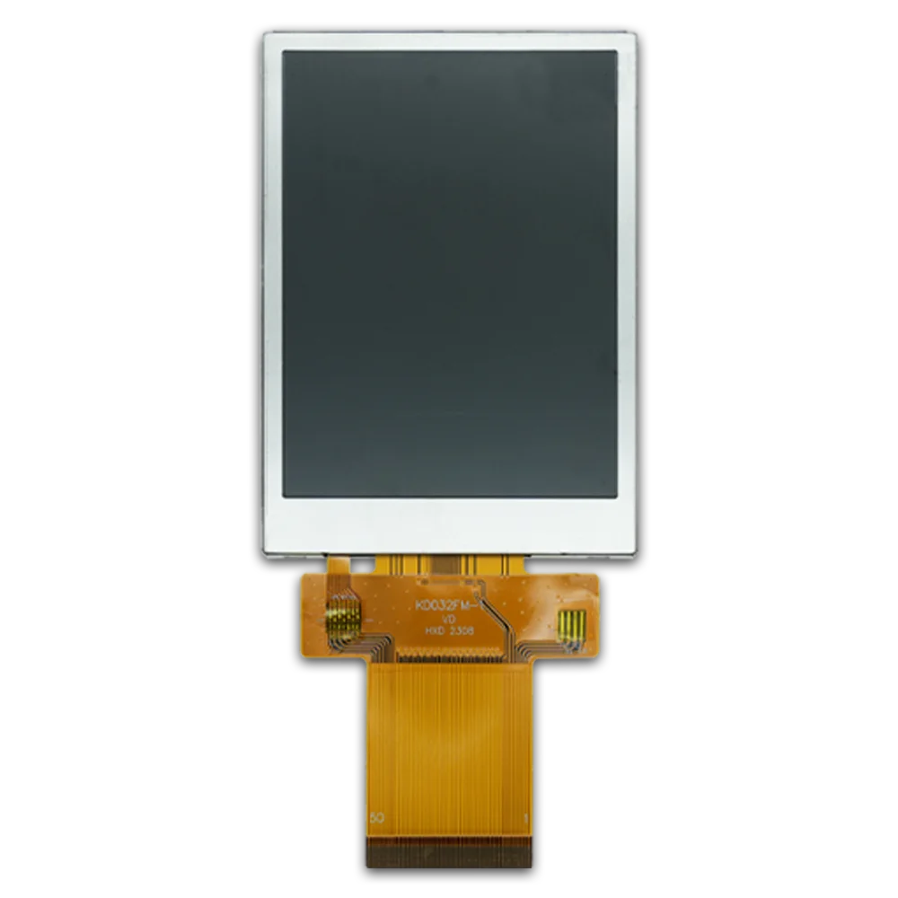 3.2inch IPS LCD 240x320 Resolution display MCU/SPI/RGB Interface Ideal Wide Temperature Range for customized industrial Displays