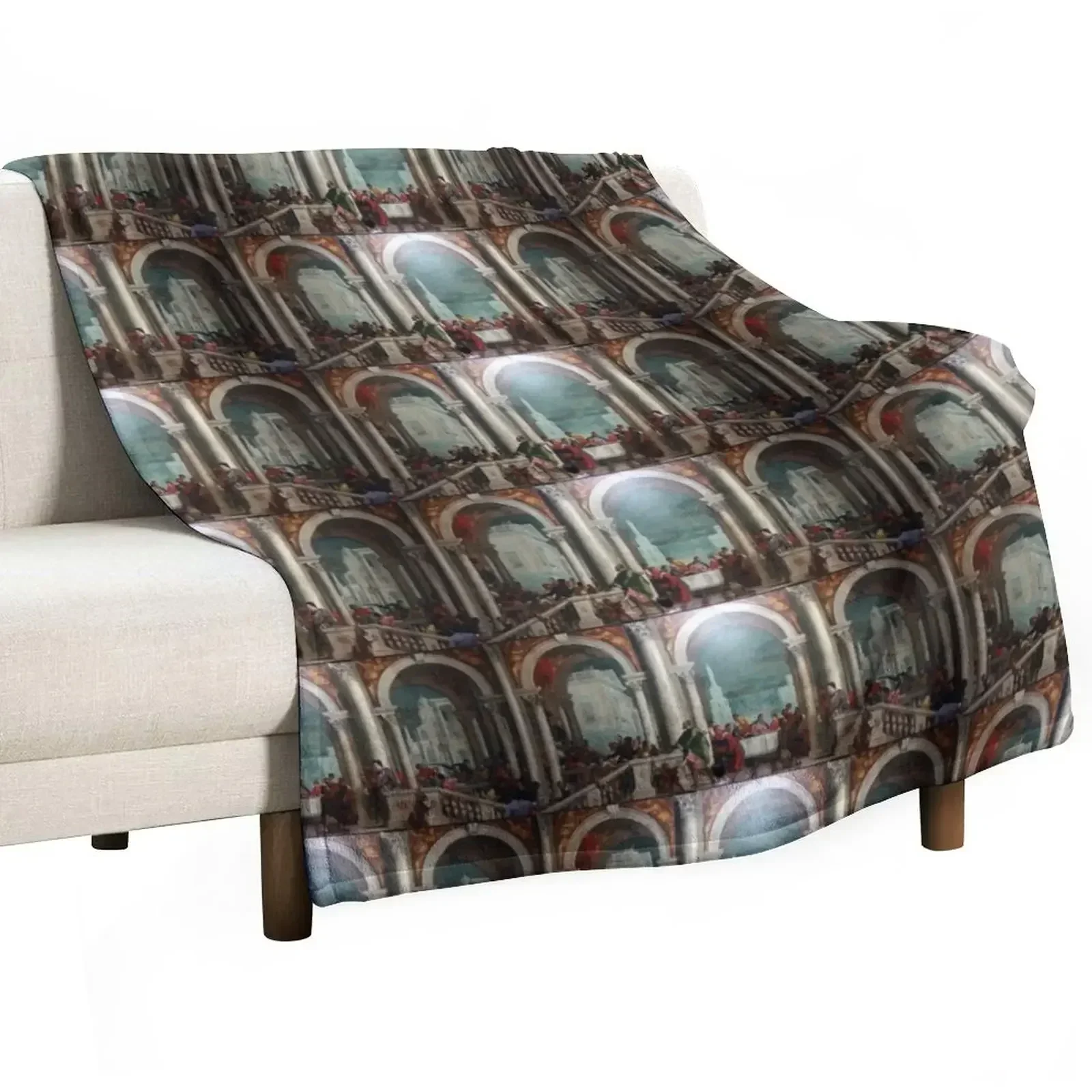 

Feast in the House of Levi by Paolo Veronese Throw Blanket Comforter decorative warm for winter Bed Fashionable Blankets